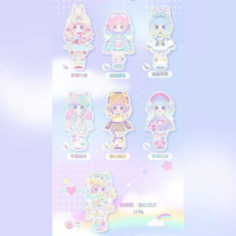 Nyzaii Sweet Fantasy Series 1/12 Bjd Blind Box Anime Figure Mystery Box Collect Model Doll Cartoon