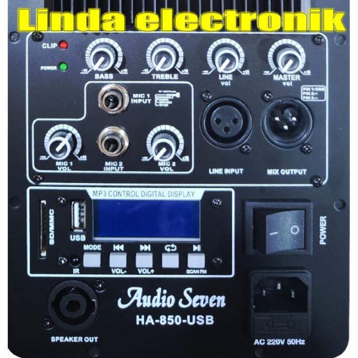 speaker aktif audio seven ha800x audio seven ha 800x 1bh 15 in 1000wat - HA850