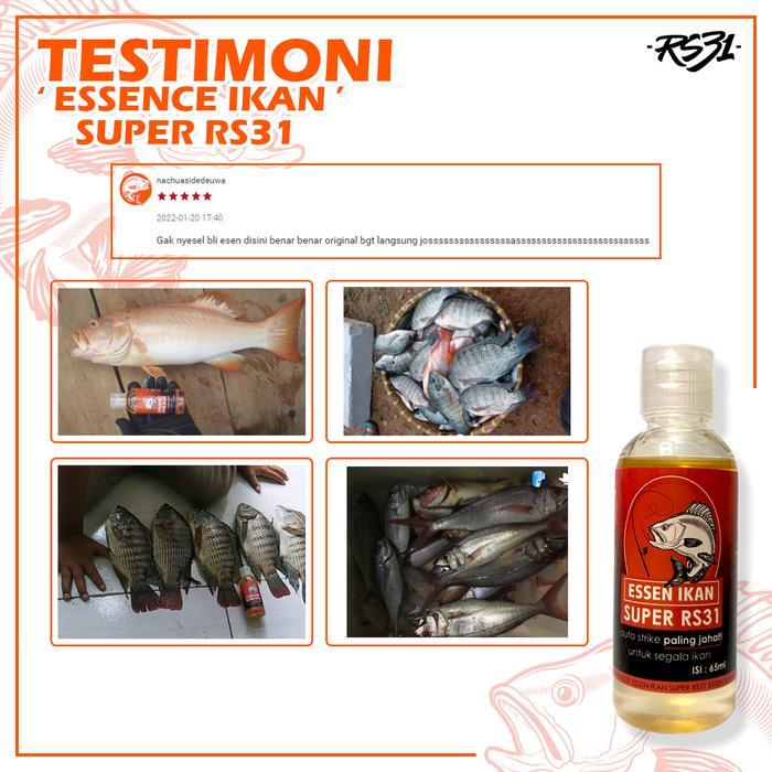 Cairomartt- Rs31 Essen Ikan Super Rs31 Wangi Gurih 65Ml Esen Ikan Untuk Ikan Mas Lele Bawal Nila