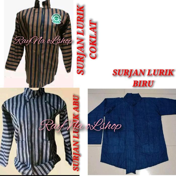 READY ATASAN BAJU JA SURJAN LURIK ABU HITAM SURJAN LURIK BIRU HITAM SURJAN LURIK COKLAT HITAM ATASAN