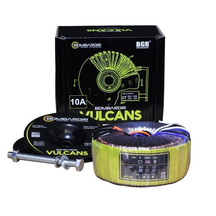 READY TRAFO DONAT 10A 52V CT VULCANS BOMBARDIR TRAVO TOROID 10 AMPER CT 52 V
