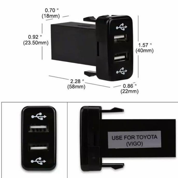 READY colokan USB mobil Toyota