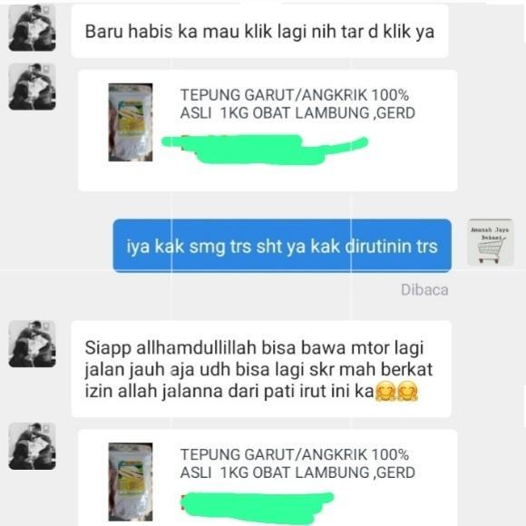 Tepung Pati Garut Asli 1kg/ Tepung irut /arrowroot 1kg