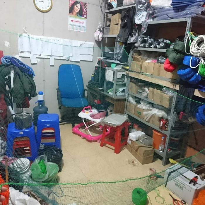 TERLARIS Anco ukuran 2x2 meter bahan nilon anco penangkap ikan anco panen ikan jaring ikan