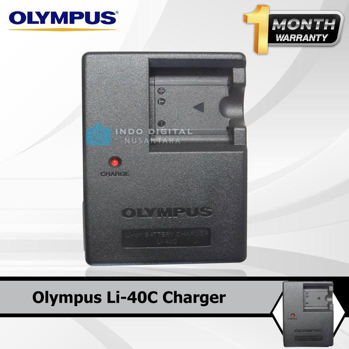 Ammorra.Id- Charger Olympus Li-40C For Battery Olympus Li-40B/Li-42B