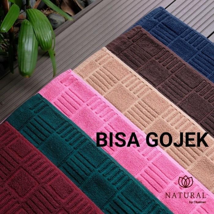 new KESET HANDUK CHALMER KESET KAKI HANDUK HOTEL NATURAL CHALMER 40x60CM