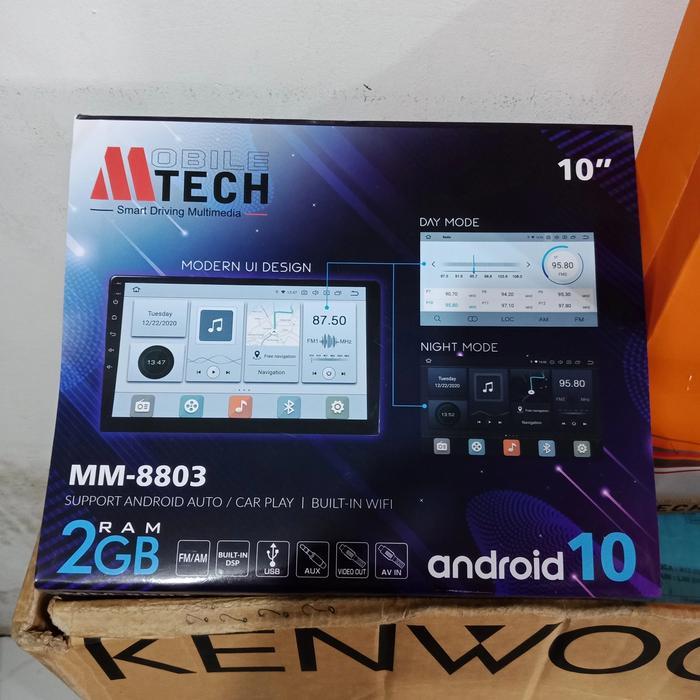 Head unit android mtech mm8803 - mtech android 10 inch - tv android
