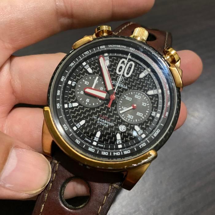 TERLARIS Jam CT scuderia bullhead swiss made gold rose READY STOCK