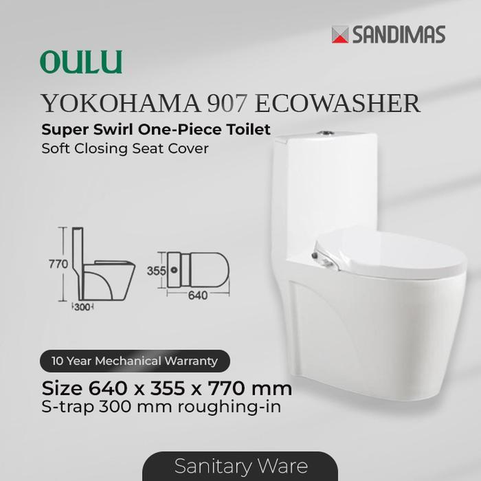 CLOSET OULU A907 YOKOHAMA ONE-PIECES ECOWASHER