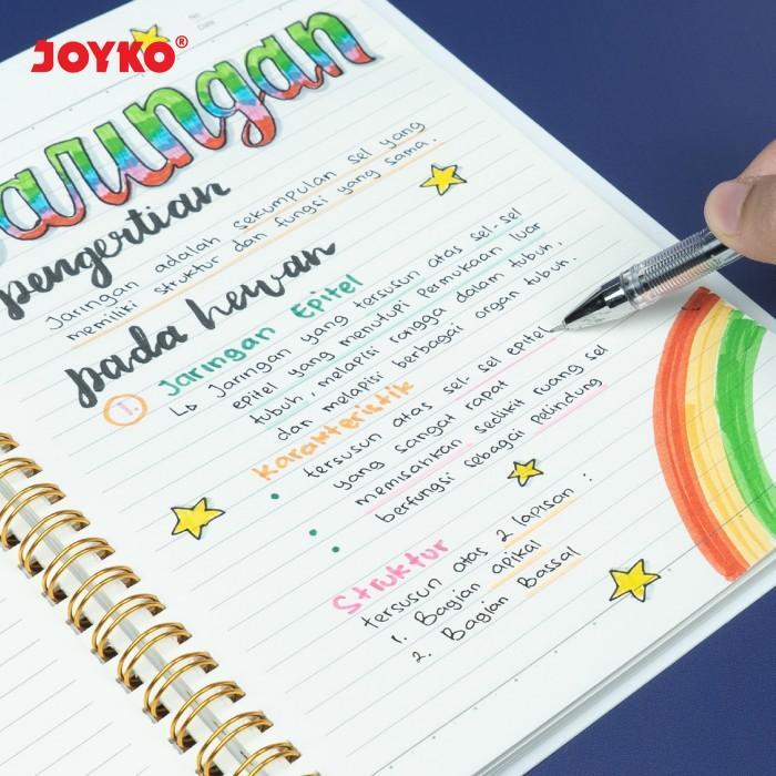 Promo Buku Tulis Catatan Bergaris Ruled Notebook Joyko Nb-710 A5 Spacetravel Original