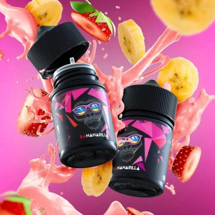 Ready Promo Liquid Bananarilla 60Ml Banana Strawberry Smoothies Terlaris Terlaris