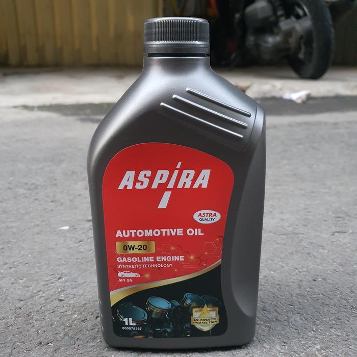 Oli Oil Aspira Astra 0W 20 0W20 0W-20 Diproduksi Shell Oli Mesin Mobil 1 Liter