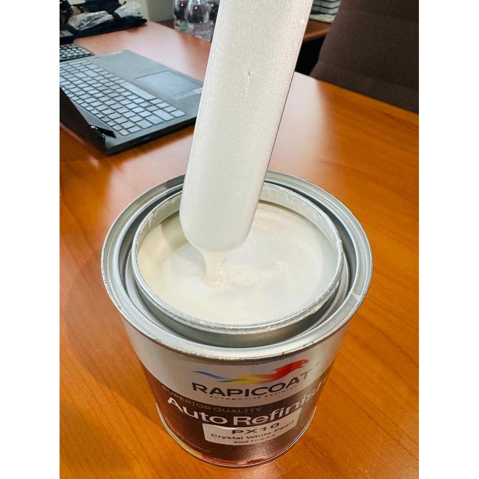Cat Pu Xirallic White /Crystal White Pearl / Xirallic Putih Rapicoat Polyurethane