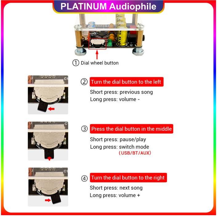 Bluetooth Audio Deing BT 5.1 Lossless Flac MP3 Audio Receiver ZK-PT2