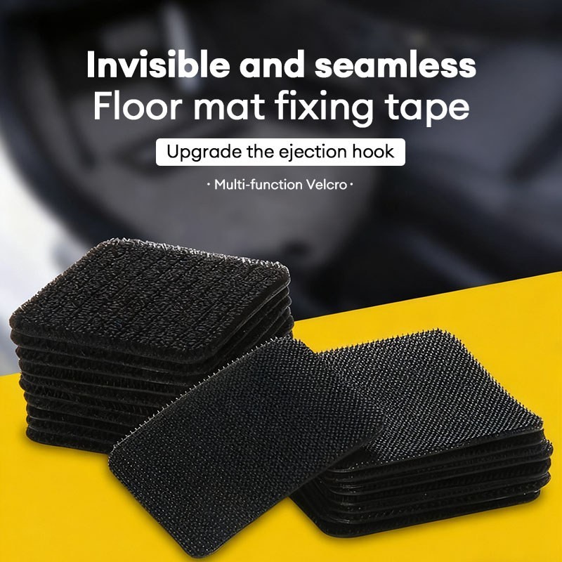 Double Tape Super Kuat Velcro Karpet Mobil Anti Slip Hook And Loop Perekat Dinding Perekat Serbaguna