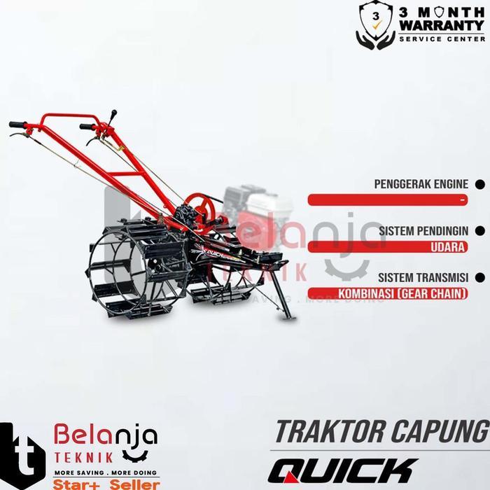 ** Quick Traktor Bajak Sawah Capung Metal Tanpa Mesin Penggerak **