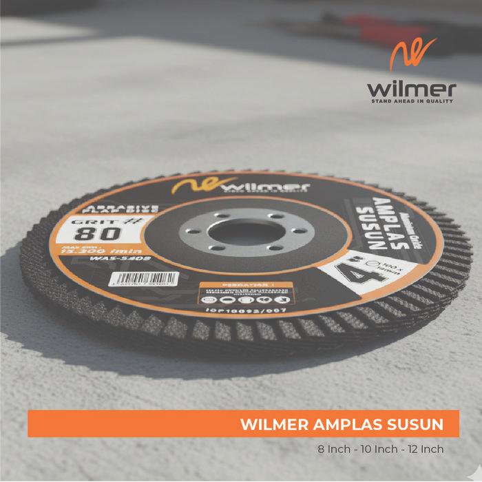 Wilmer Amplas Susun 4" - Amplas Susun - Amplas Flap Disk