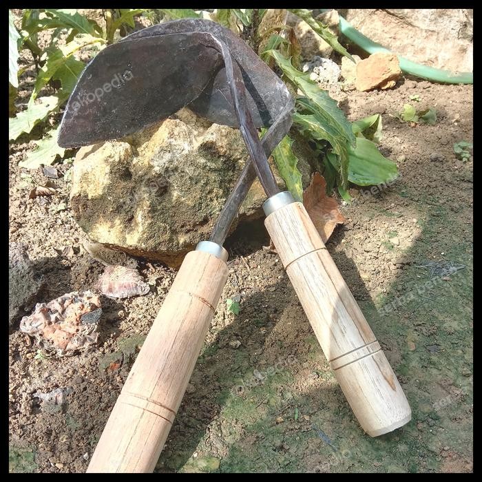 uikb Cangkul Mini /Koret Rumput Gathul Kebun Pancong Murah Garuk Miring