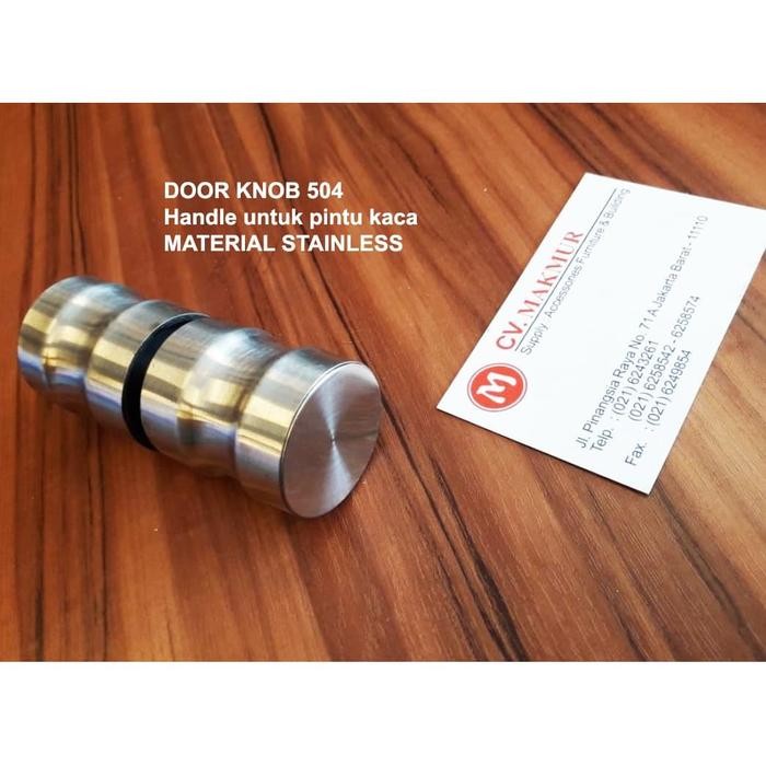 Door Knob Handle Pintu kaca STAINLESS / Pegangan pintu lemari kaca 504