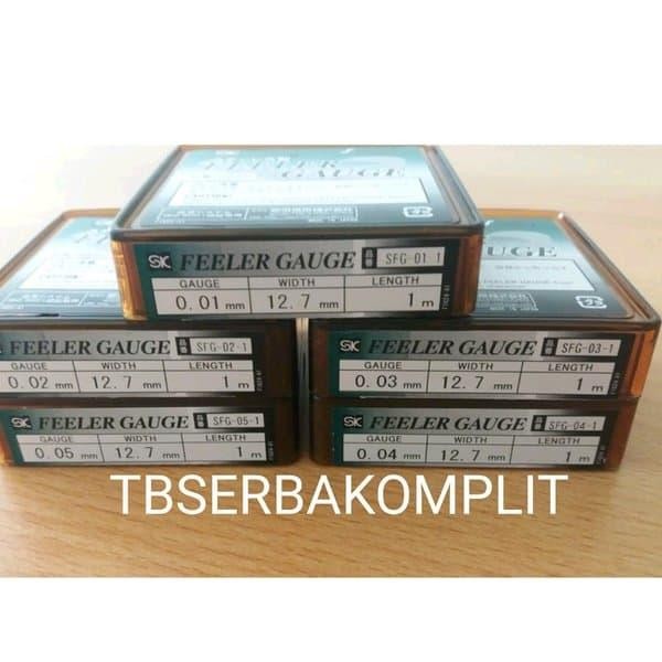 Feeler Gauge SFG-03-1 0.03mm x 1m Niigata Seiki Fuller Roll 0.03 mm