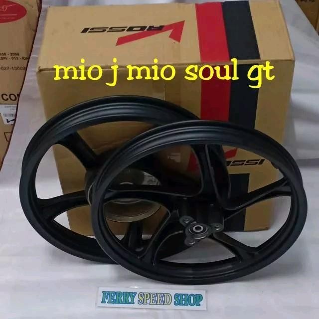 1 set Velg Racing v rossi Mio j mio soul gt 115 / Pelek racing Mio j Mio soul gt 115