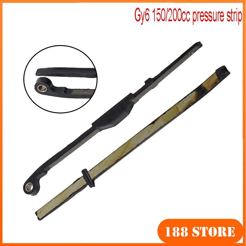 High quality chain tensioner GY6 150cc 200c cam chain guide rail up and down scooter timing chain gu