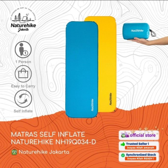 Sale Matras Self Inflate Kotak Naturehike Nh19Q034-D Sleeping Pad Camping