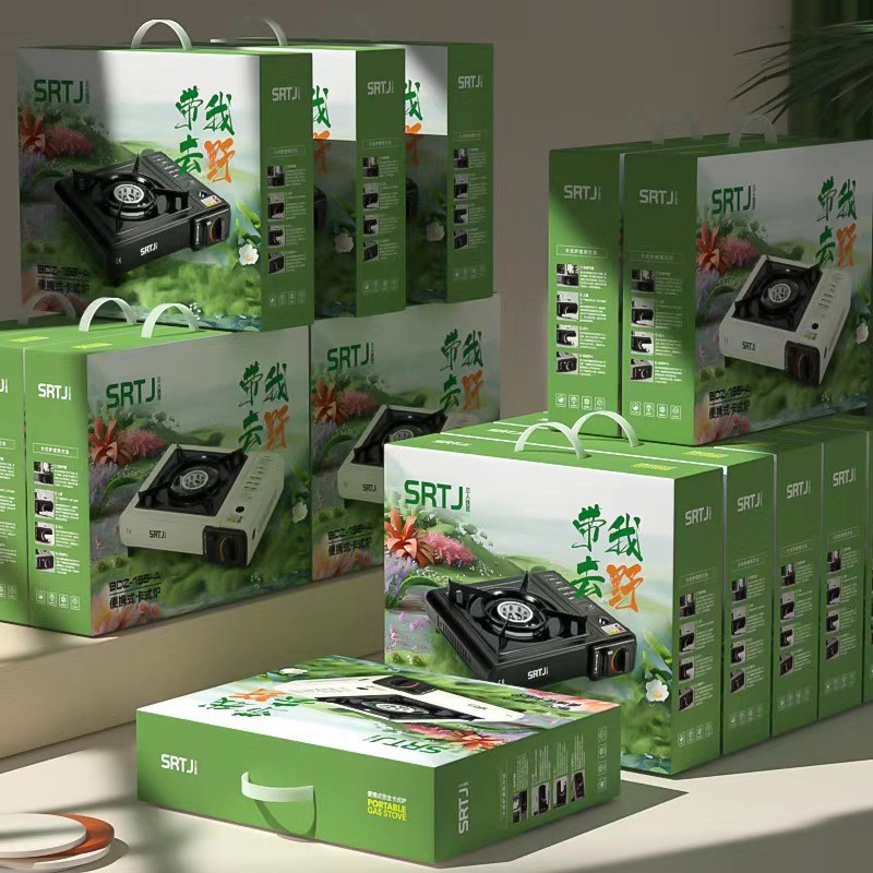 2025 Portable Butane Gas Stove Outdoor Cassette Stove for Hot Pot BBQ Camping Hiking Picnic