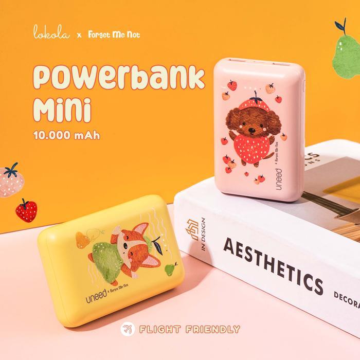 Powerbank Mini 10.000mAh Lokola by Uneed x Forget Me Not
