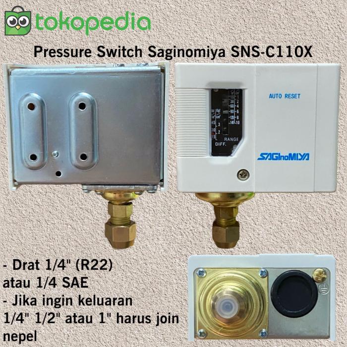 Pressure Switch Saginomiya Sns-C110X