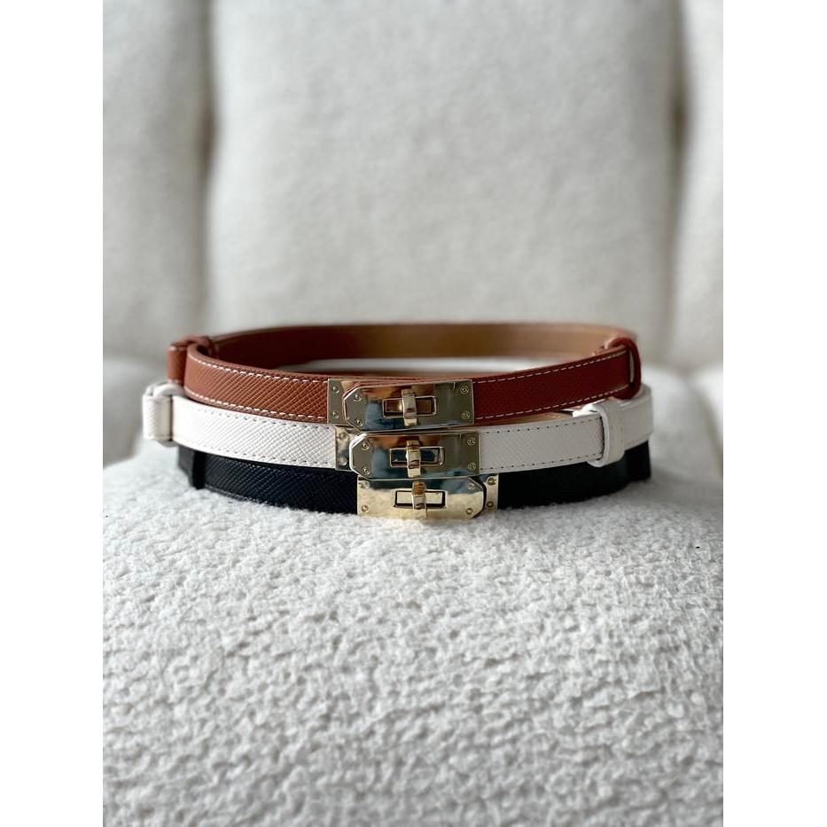 Terlaris [Tavia] Kelly Belt / Belt Wanita Korean Style Kulit SALE