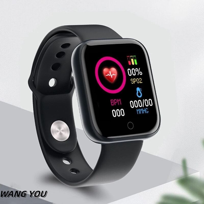 Y68 Smart Watch Men Women Bluetooth Digital Watch Sports Pedometer I7S Wireless Bluetooth Headsets D