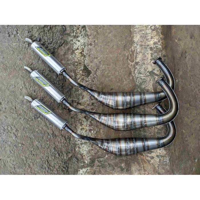 Knalpot Pdk Scorpio Rx-King Plat Bahan Karat Leher Plipit