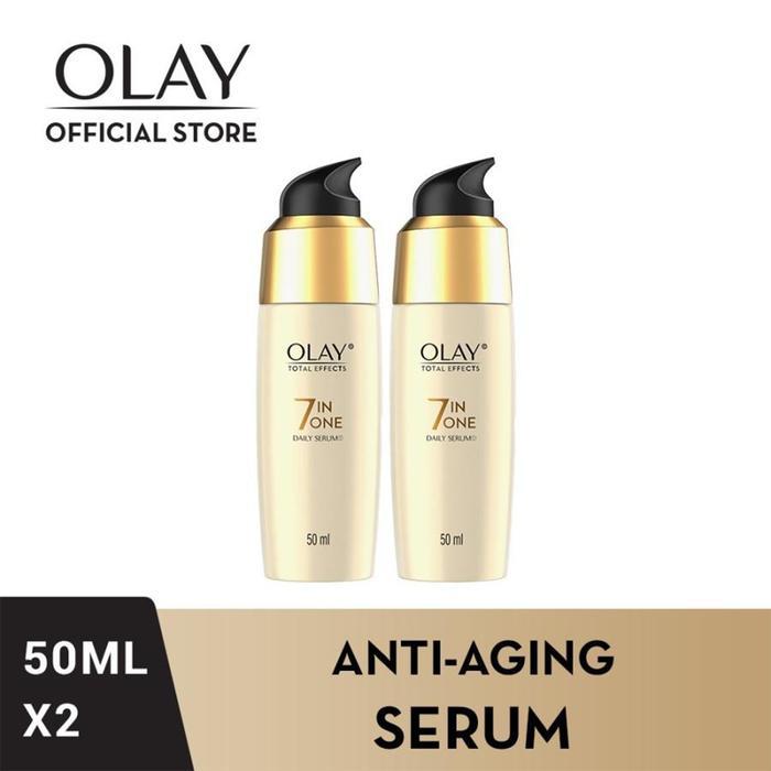 Olay Total Effects 7in1 Anti-ageing Serum 50ml - Paket Isi 2