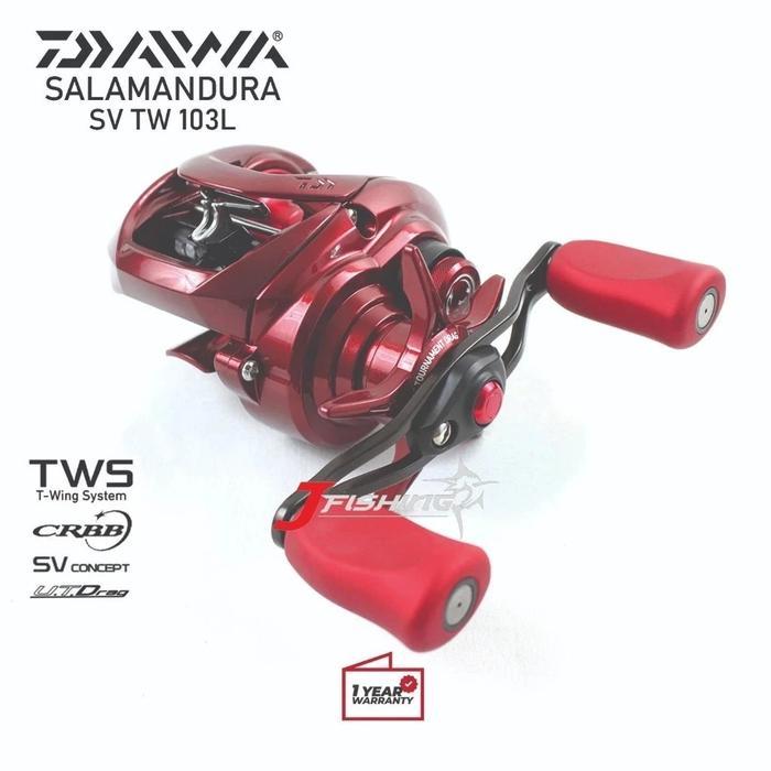 Reel BC DAIWA SALAMANDURA SV TW 103 & 150 handle kiri & kanan Resmi Best Quality