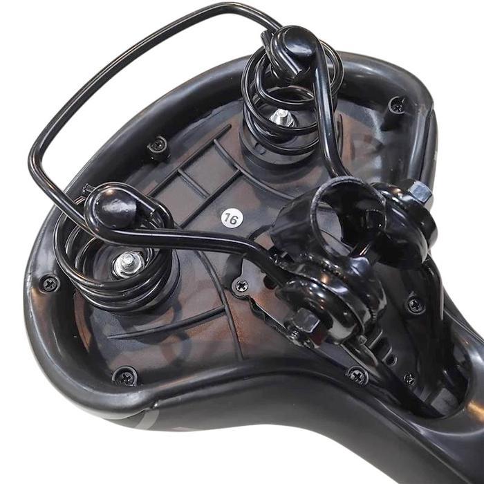 Taffsport Sadel Sepeda Mtb Gunung Kulit Leather Saddle Nyaman Ringan