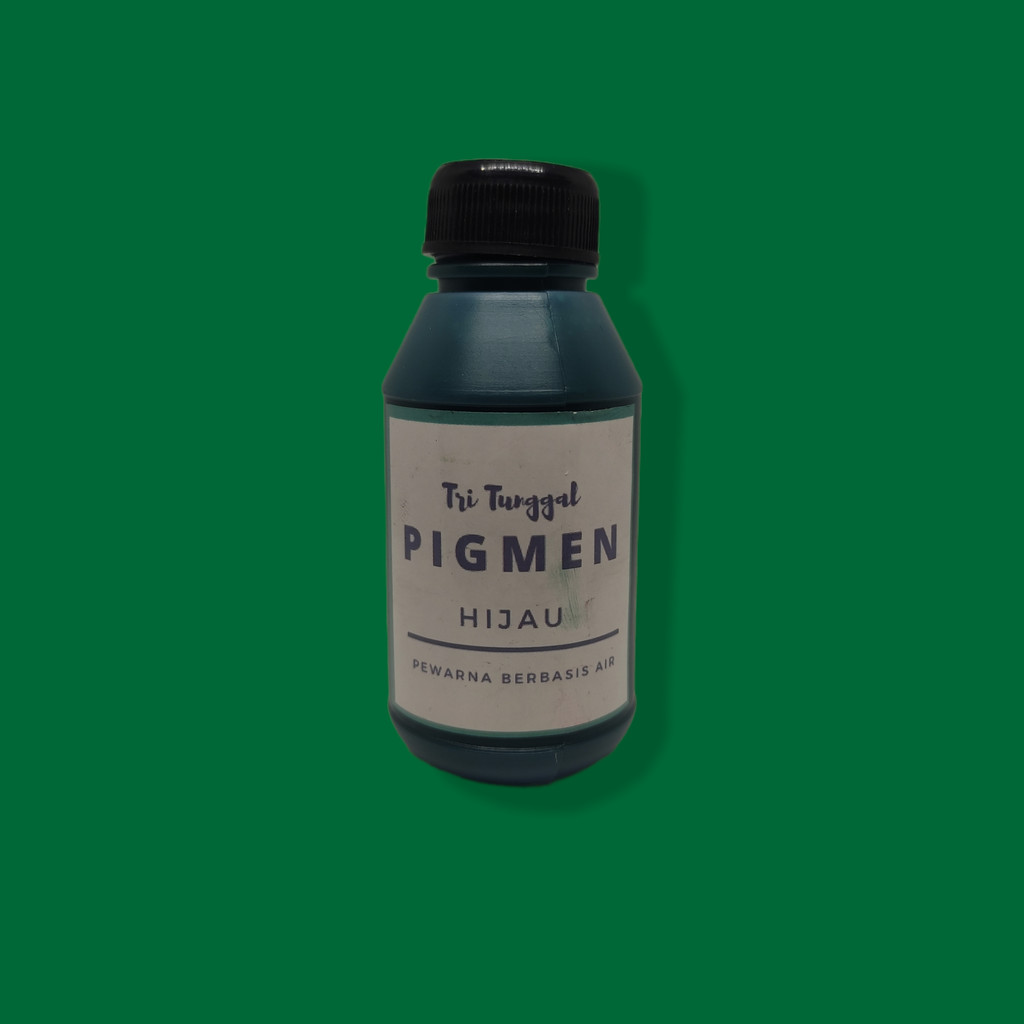 Pigmen Water Based HIJAU 60gr PIGMENT SABLON GREEN BASIS AIR Biang Warna Waterbase Pewarna Cat