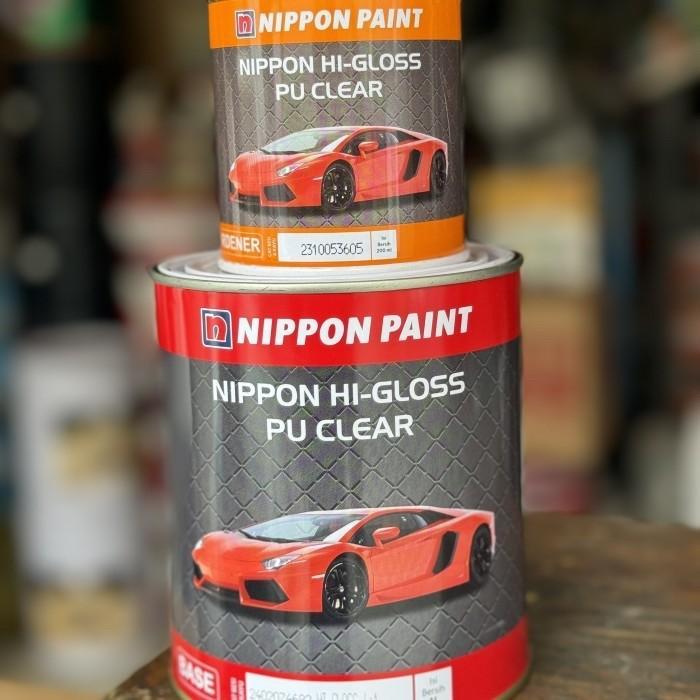 Nippon Hi Gloss Pu Clear + Hardener - Nippon Paint ( 1 Liter ) Gratisongkir