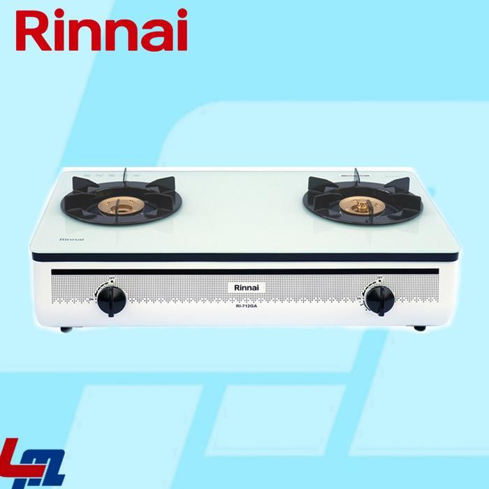 vowk- Rinnai Kompor Gas Kaca Ri-712Gab / Ri 712 Gab