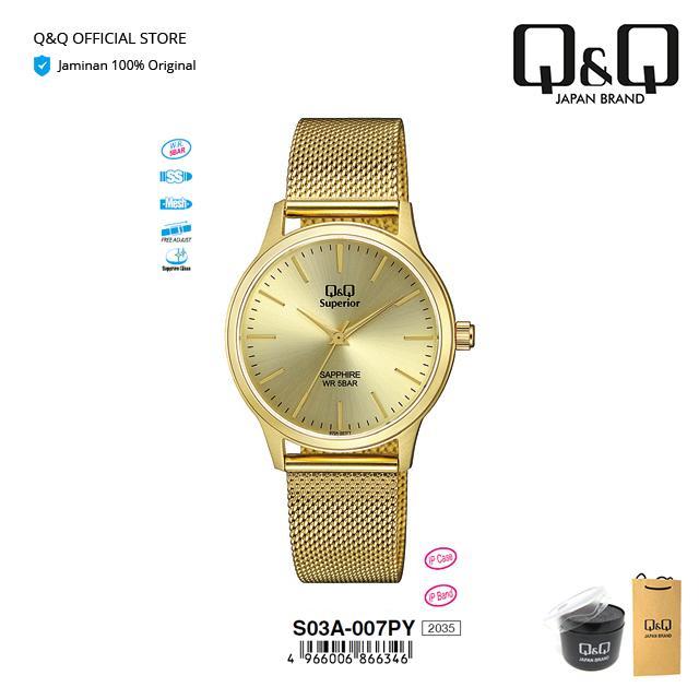 Q&Q QnQ QQ Original Jam Tangan Wanita Analog - S03 S03A Superior