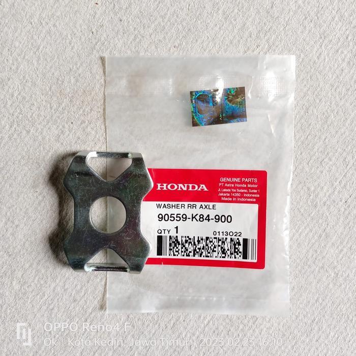 PLAT STELAN-SETELAN RANTAI ANTING SWING-ARM HONDA CRF-150 L ORI AHM