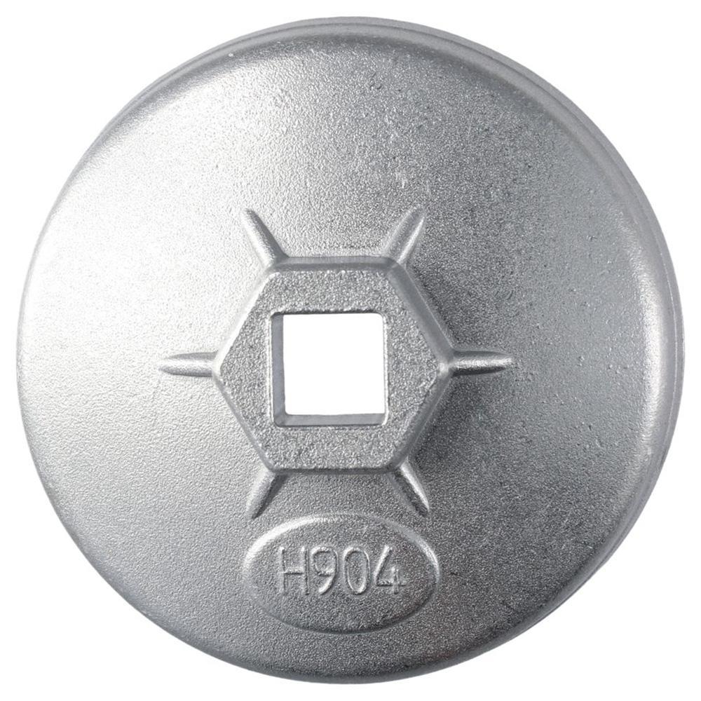 1pc Model 904 Cap Oil Filter Wrench 1/2 Inch Square 15 Flute 904 Oil Filter Wrench Round Aluminum