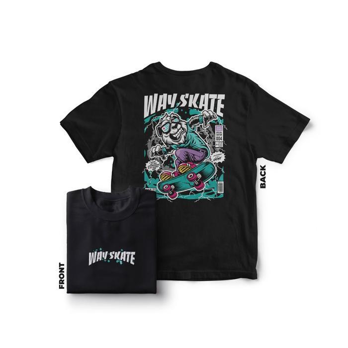 g6va- Way Cloth - Kaos Anak Distro - Usia 6-12 Thn - Baju Anak Distro - Kids Way Skate