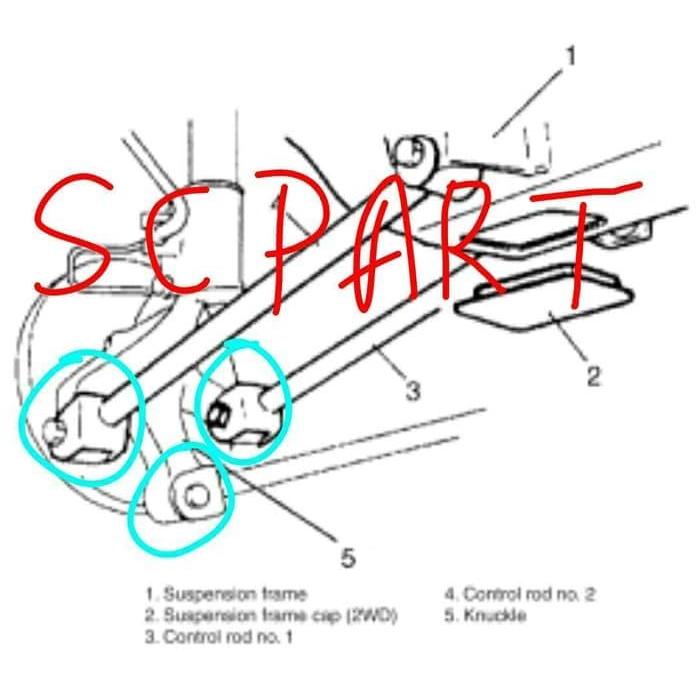 Baru Bushing Knuckle Set Belakang Suzuki Aerio - Suzuki Baleno Next-G. Ori Berquality