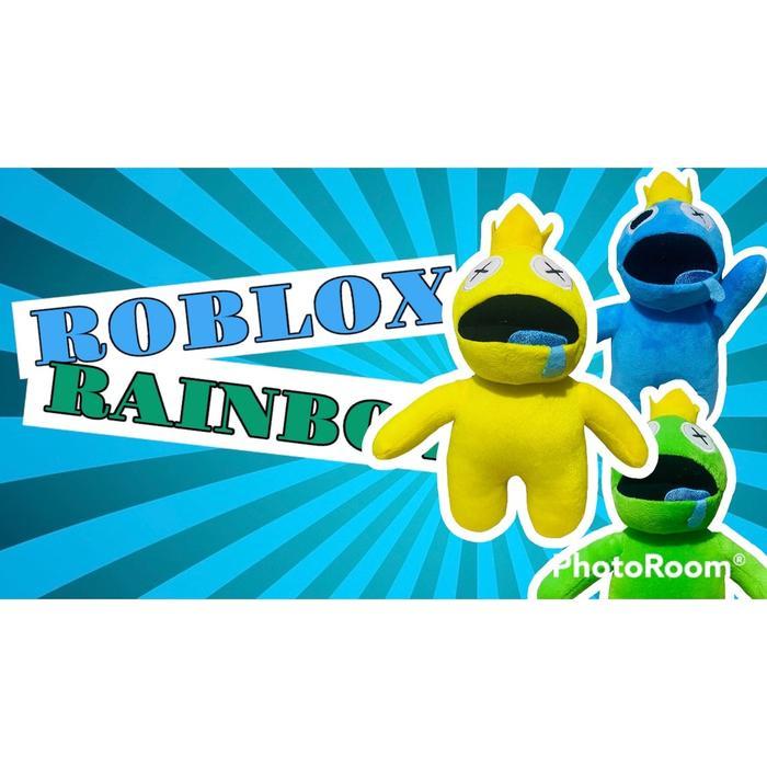 ur4w- Boneka Roblox / Boneka Roblox Rainbow Friend / Boneka Rainbow Roblox Biru/ Mainan
