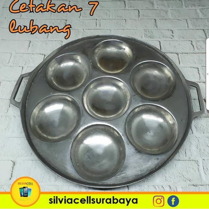 CETAKAN KUE LUMPUR 7 LUBANG