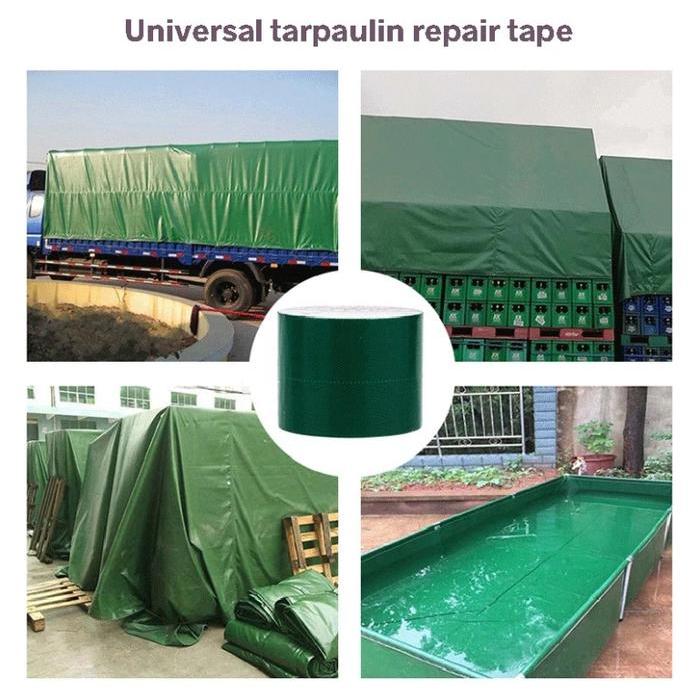 Lakban Tarpaulin Tape Lem Tempelan Repair Terpal Truk Tenda Kanopi Terpaulin Waterproof Anti Bocor