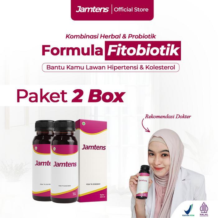 Jamtens Herbal Fermentasi Fitobiotik 2 Box Minuman Kombinasi Sirih Merah & Seledri Membantu Turunkan
