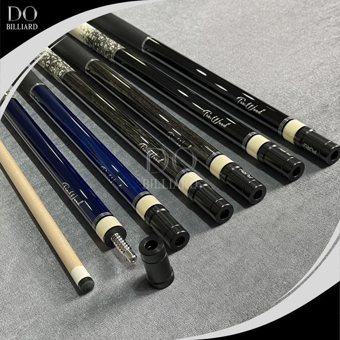 Semba - (Exotic) Stick Billiard Fury Tw Series Real Exotic Wood Low Deflection Infused Carbon Shaft