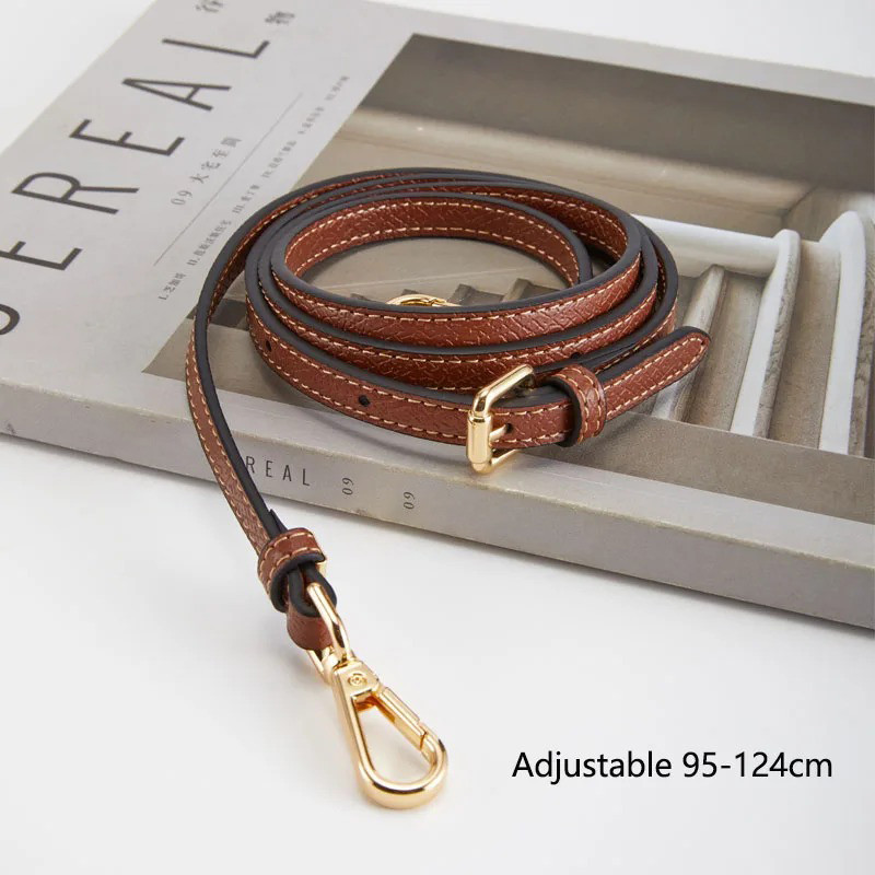 Mini Bags Leather Shoulder Strap Fit For Longchamp Mini Pouch Adjustable Crossbody Small Bag